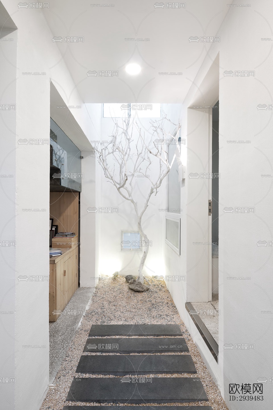 现代酒店民宿效果图下载（渲染图13）