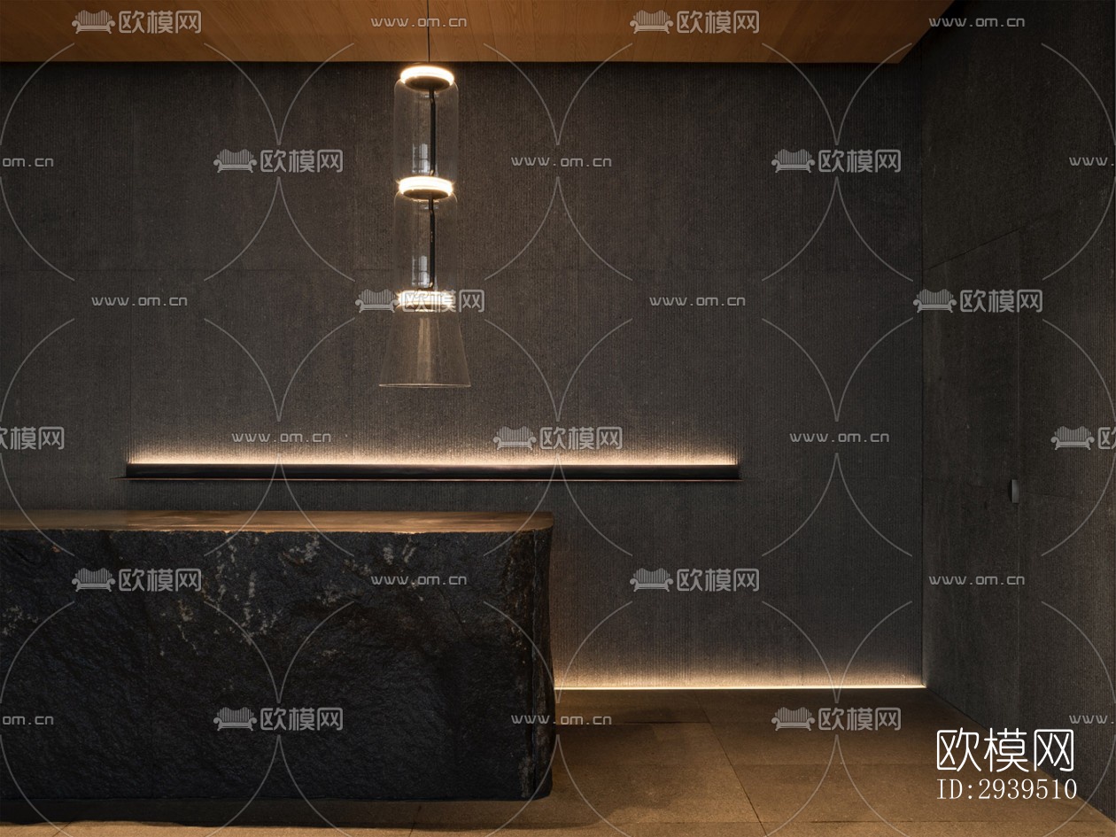 现代酒店民宿效果图下载（渲染图4）