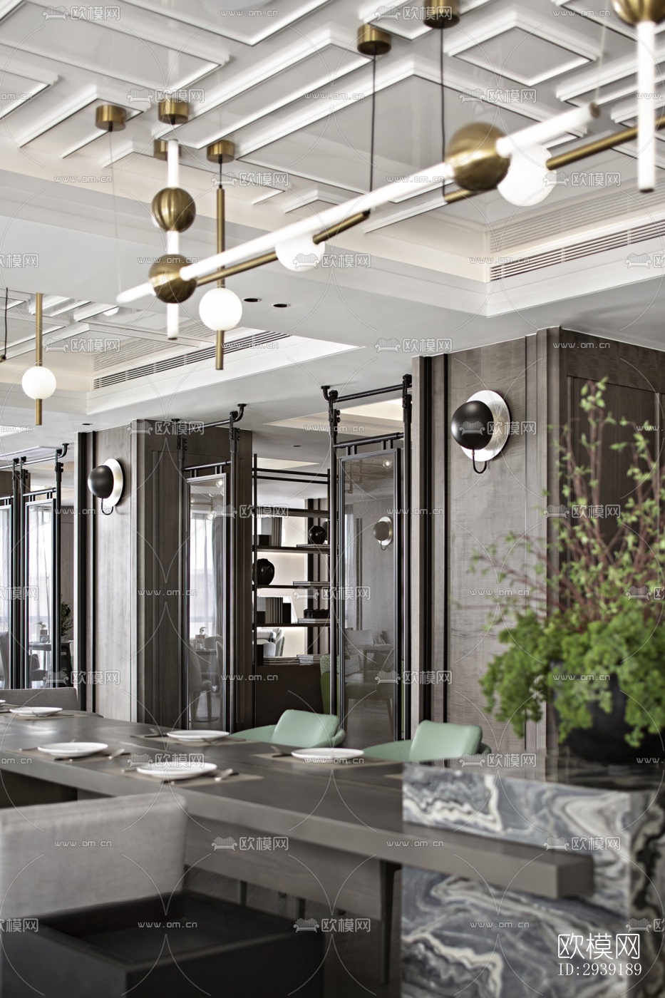 后现代酒店民宿效果图下载（渲染图16）