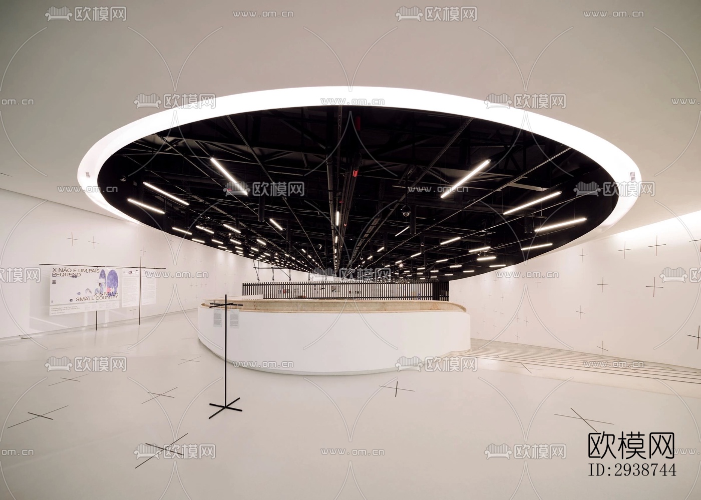 现代展览展厅效果图下载（渲染图19）