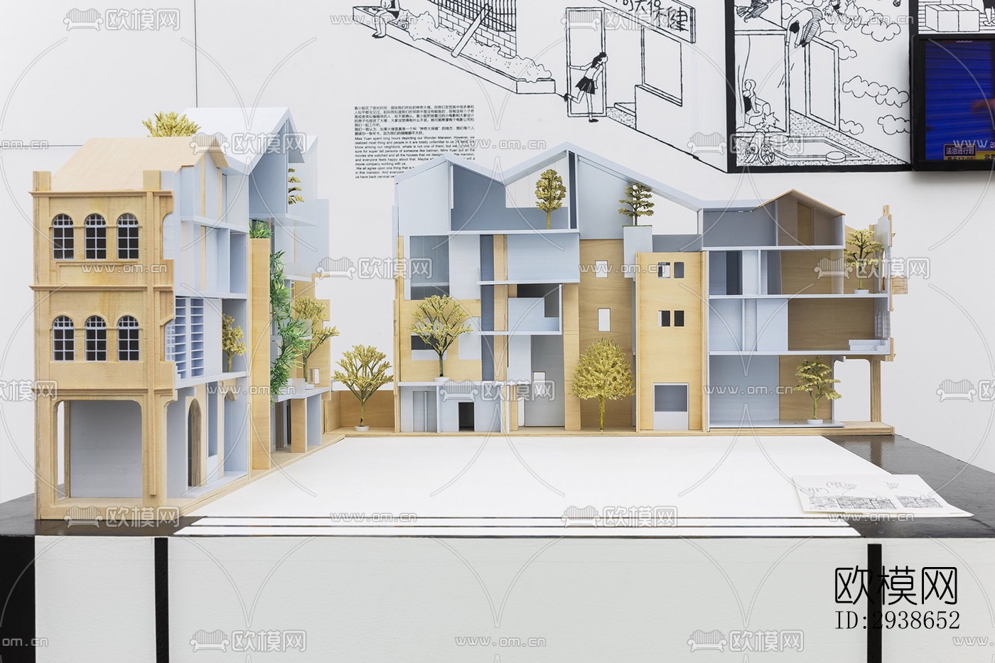 现代展览展厅效果图下载（渲染图12）