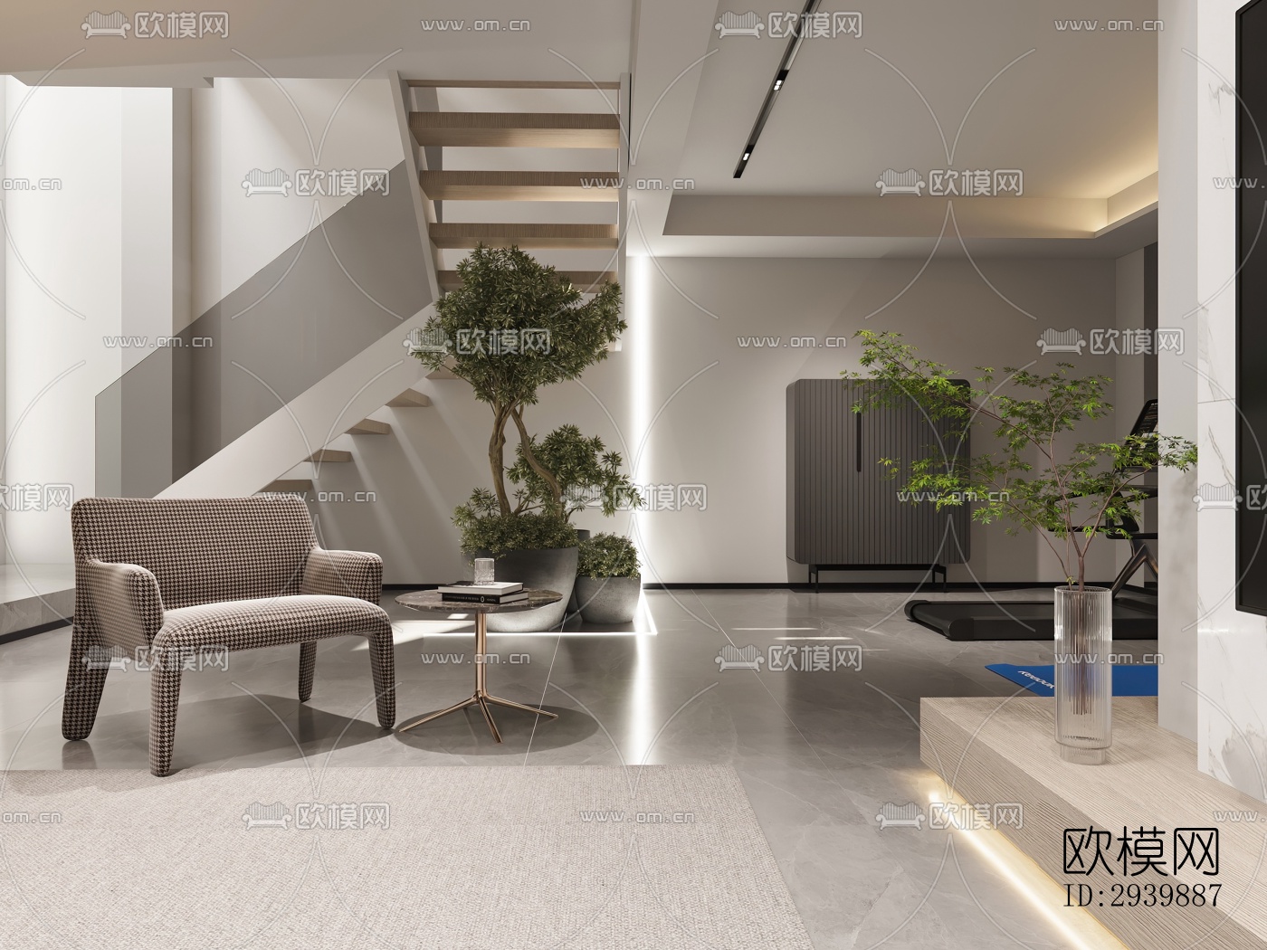 现代别墅效果图下载（渲染图6）