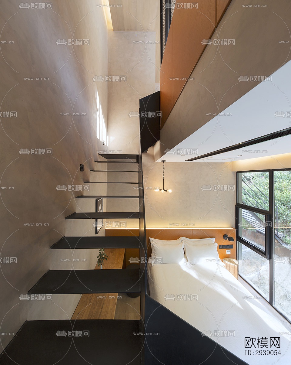 侘寂酒店民宿效果图下载（渲染图16）