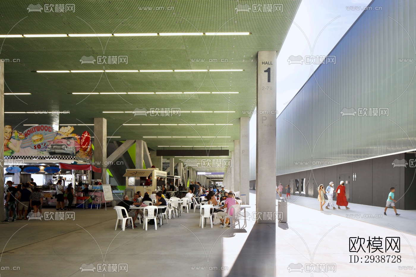 现代展览展厅效果图下载（渲染图13）