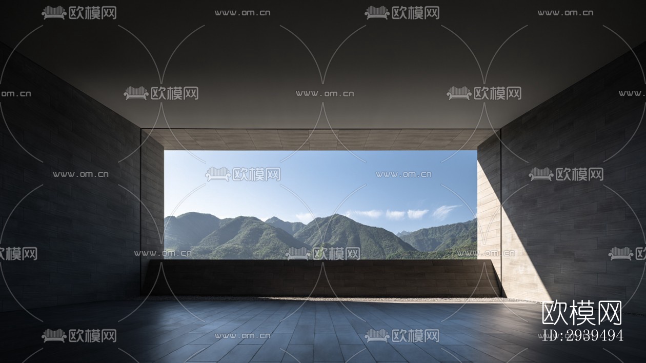 现代酒店民宿效果图下载（渲染图10）