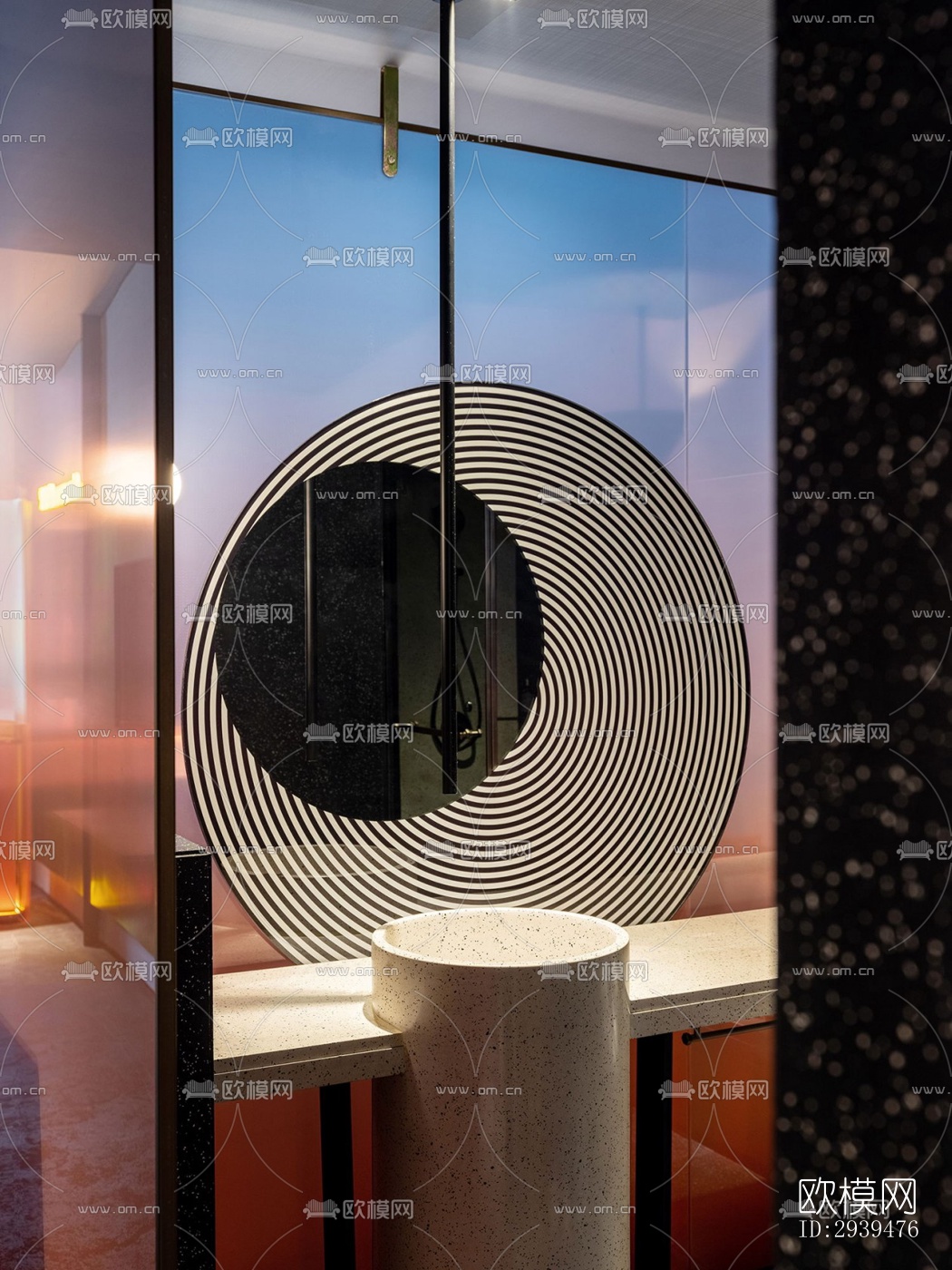 现代酒店民宿效果图下载（渲染图9）