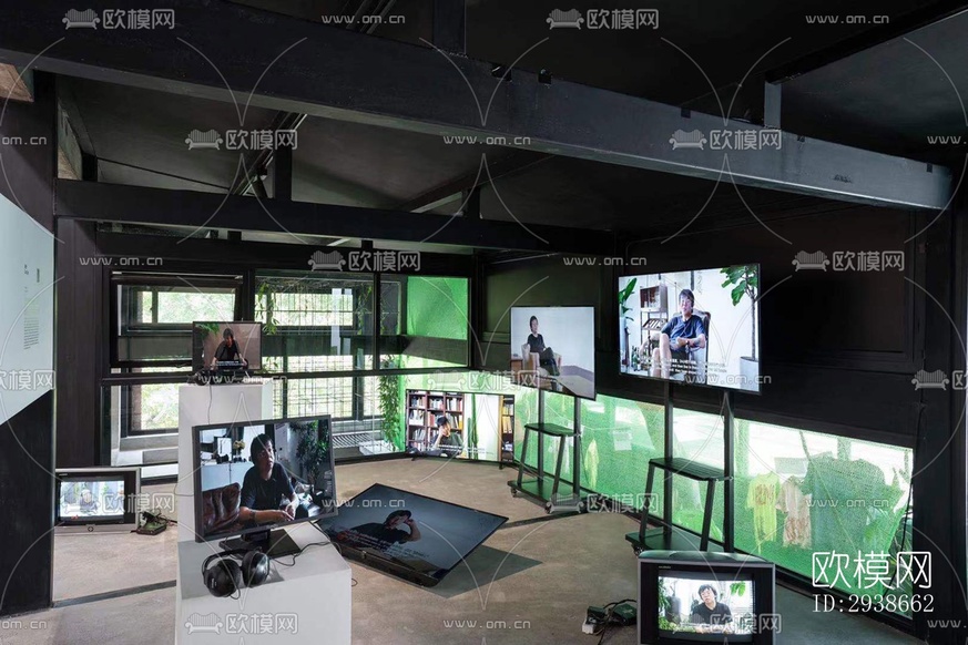 现代展览展厅效果图下载(渲染图18)