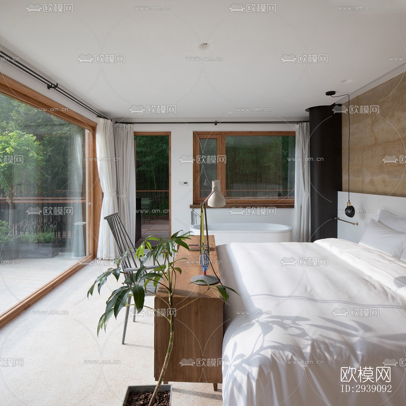 北欧酒店民宿效果图下载（渲染图18）