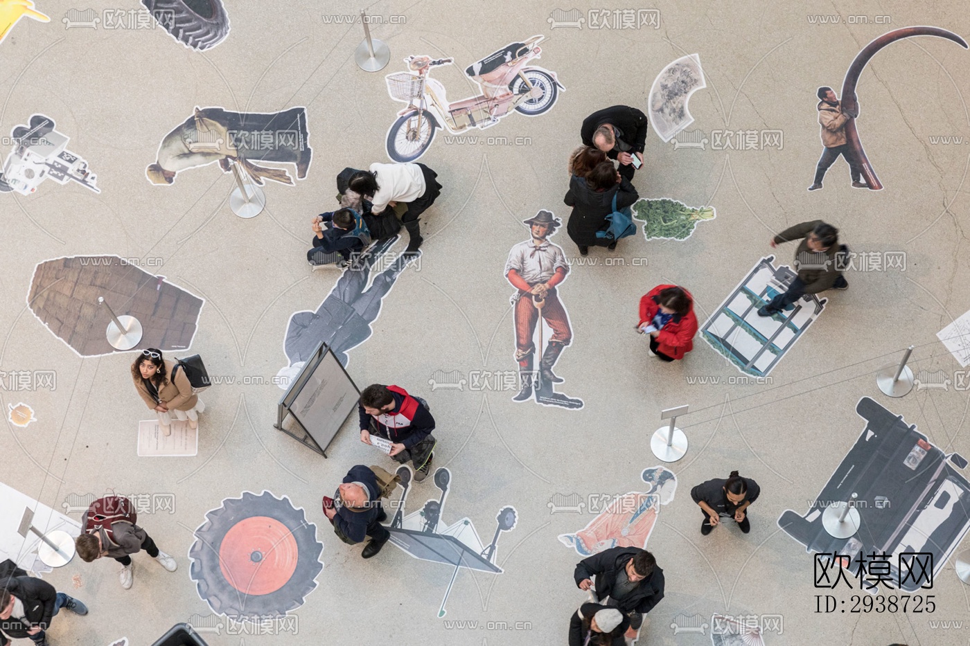 现代展览展厅效果图下载（渲染图11）