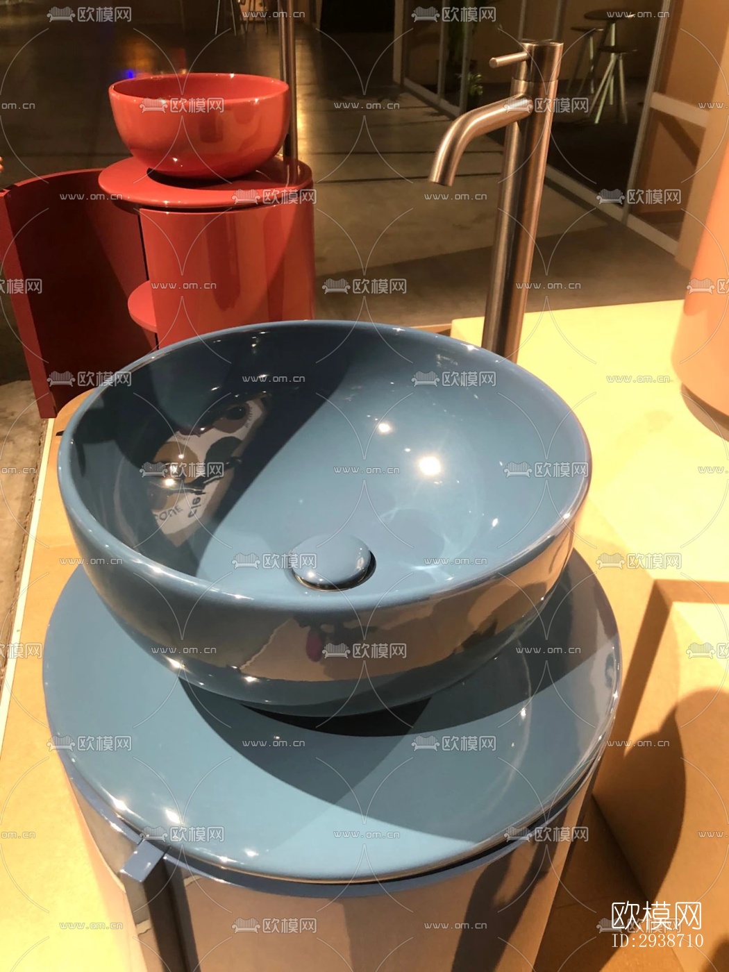 现代展览展厅效果图下载（渲染图1）