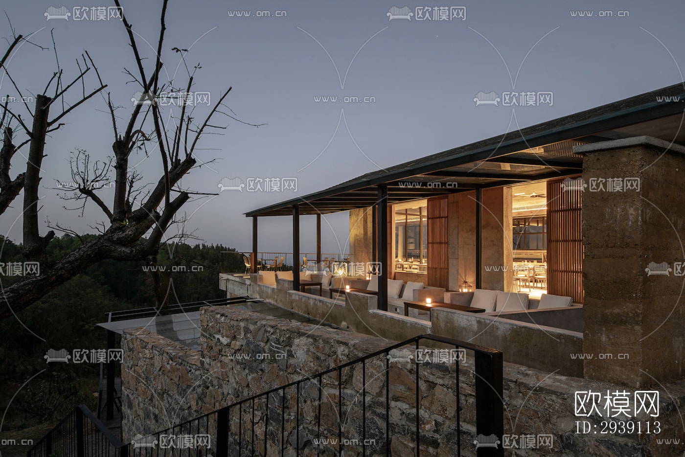 北欧酒店民宿效果图下载（渲染图20）