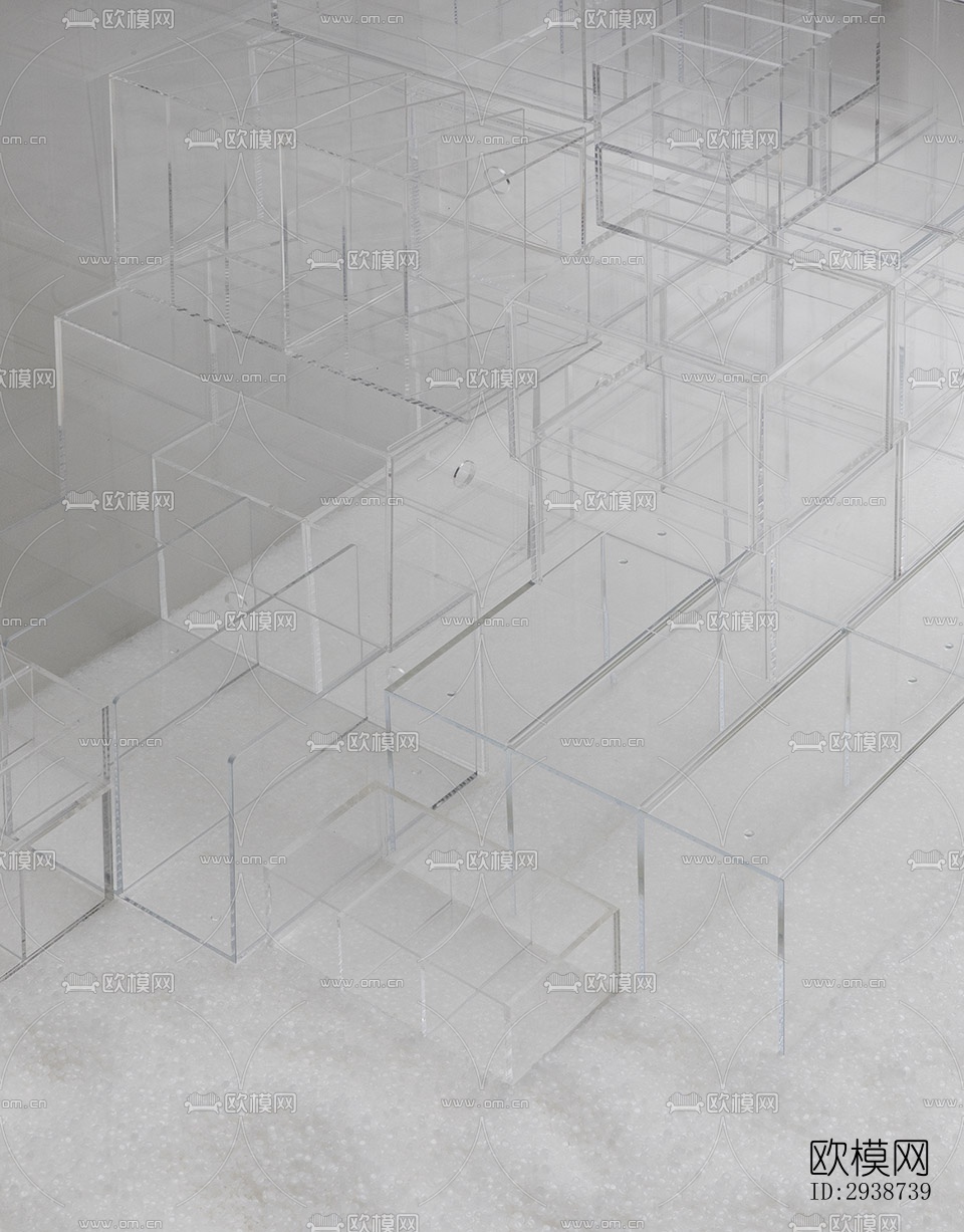 现代展览展厅效果图下载（渲染图10）