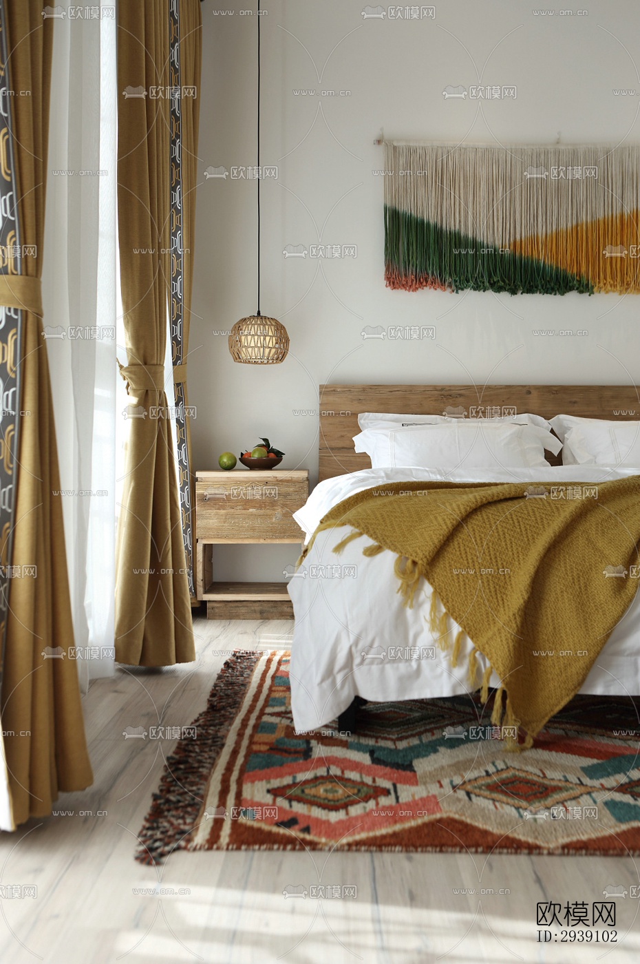 北欧酒店民宿效果图下载（渲染图9）