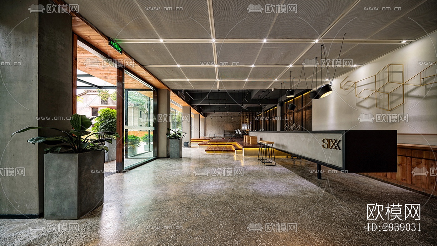 侘寂酒店民宿效果图下载（渲染图9）