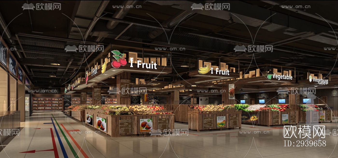 现代零售店铺效果图下载（渲染图3）