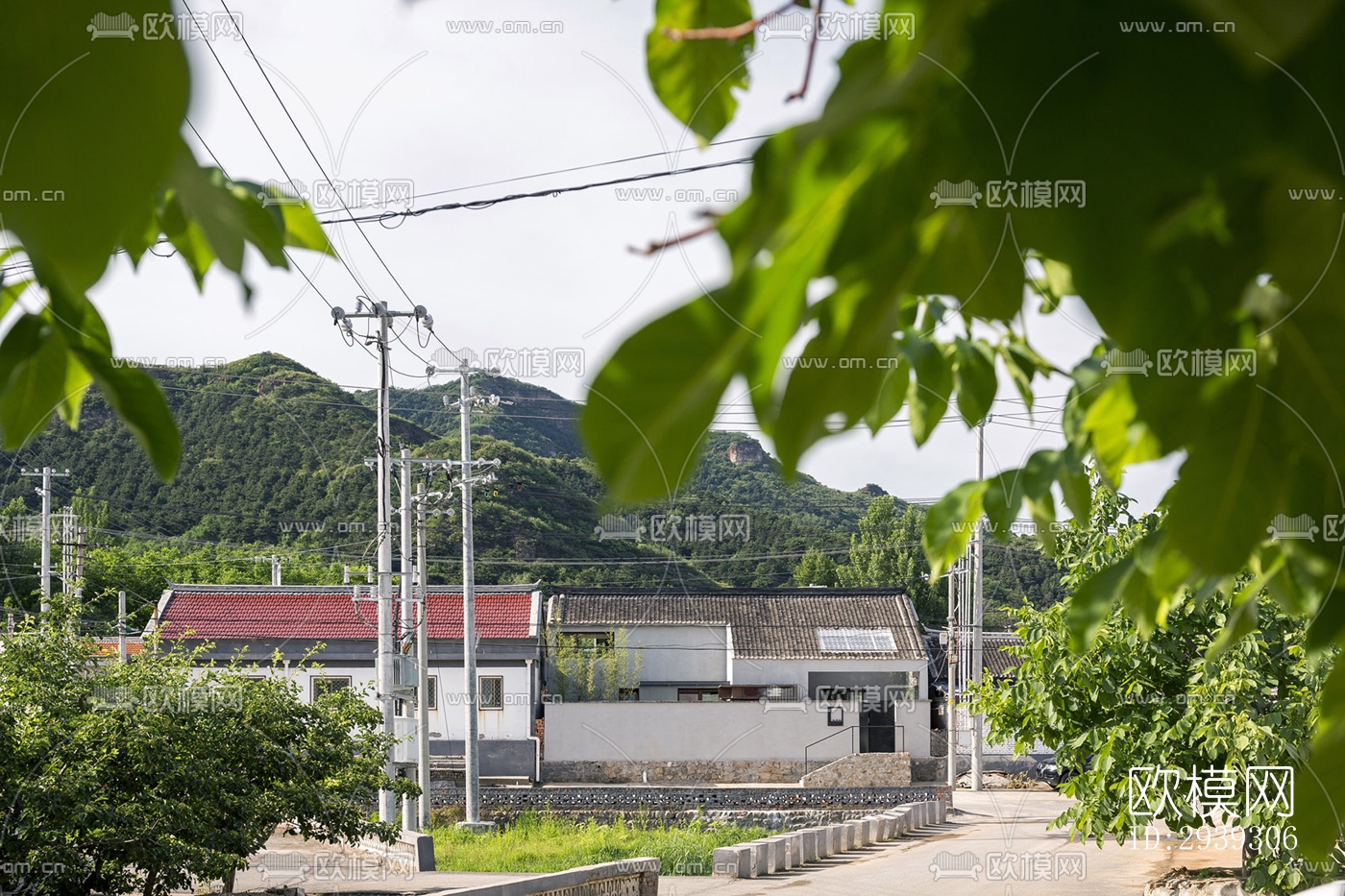 新中式酒店民宿效果图下载（渲染图1）