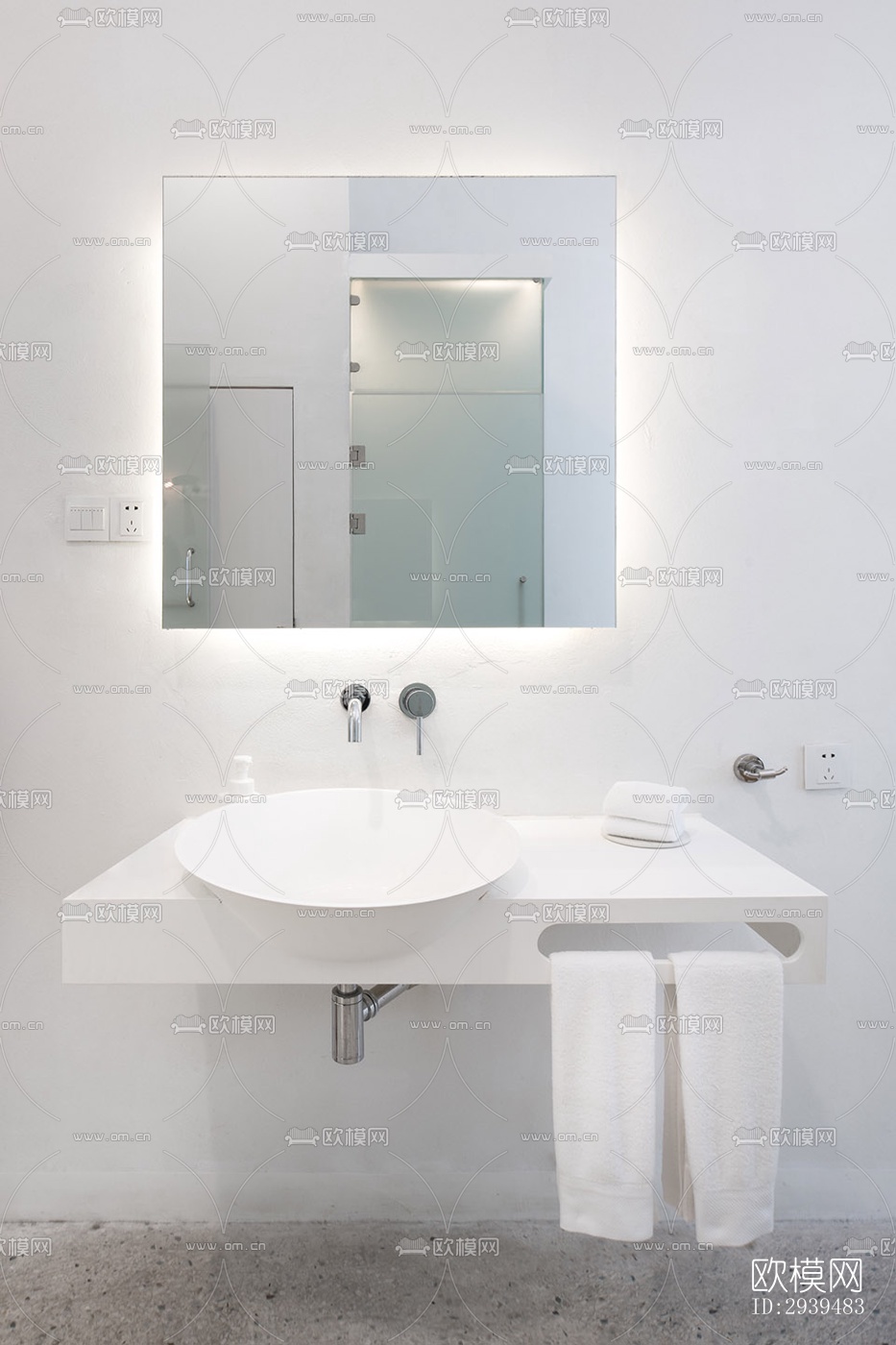 现代酒店民宿效果图下载（渲染图9）