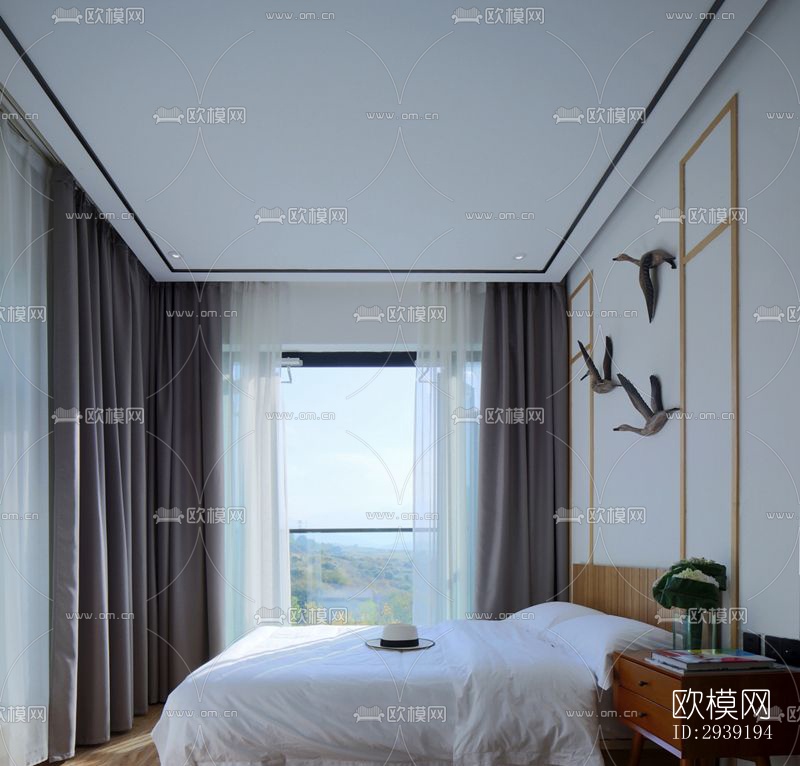 后现代酒店民宿效果图下载（渲染图15）