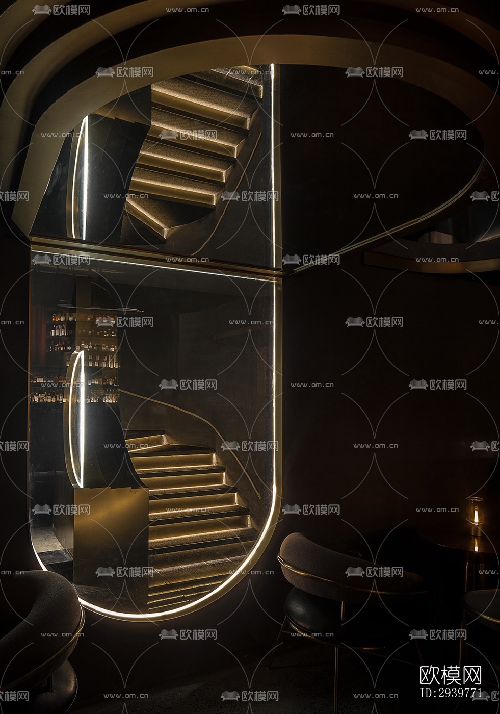 现代酒吧效果图下载（渲染图11）