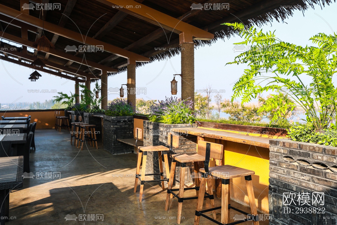 东南亚酒店民宿效果图下载（渲染图10）