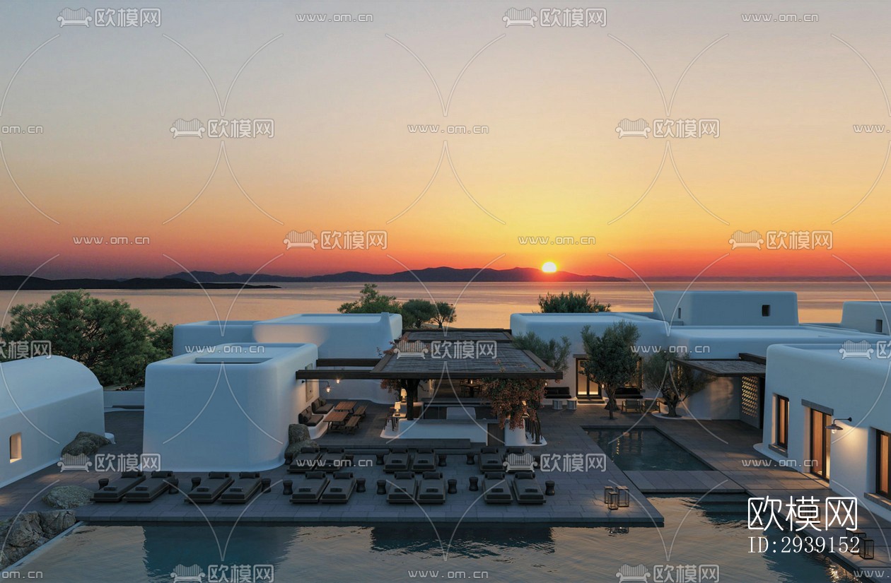 北欧酒店民宿效果图下载（渲染图4）