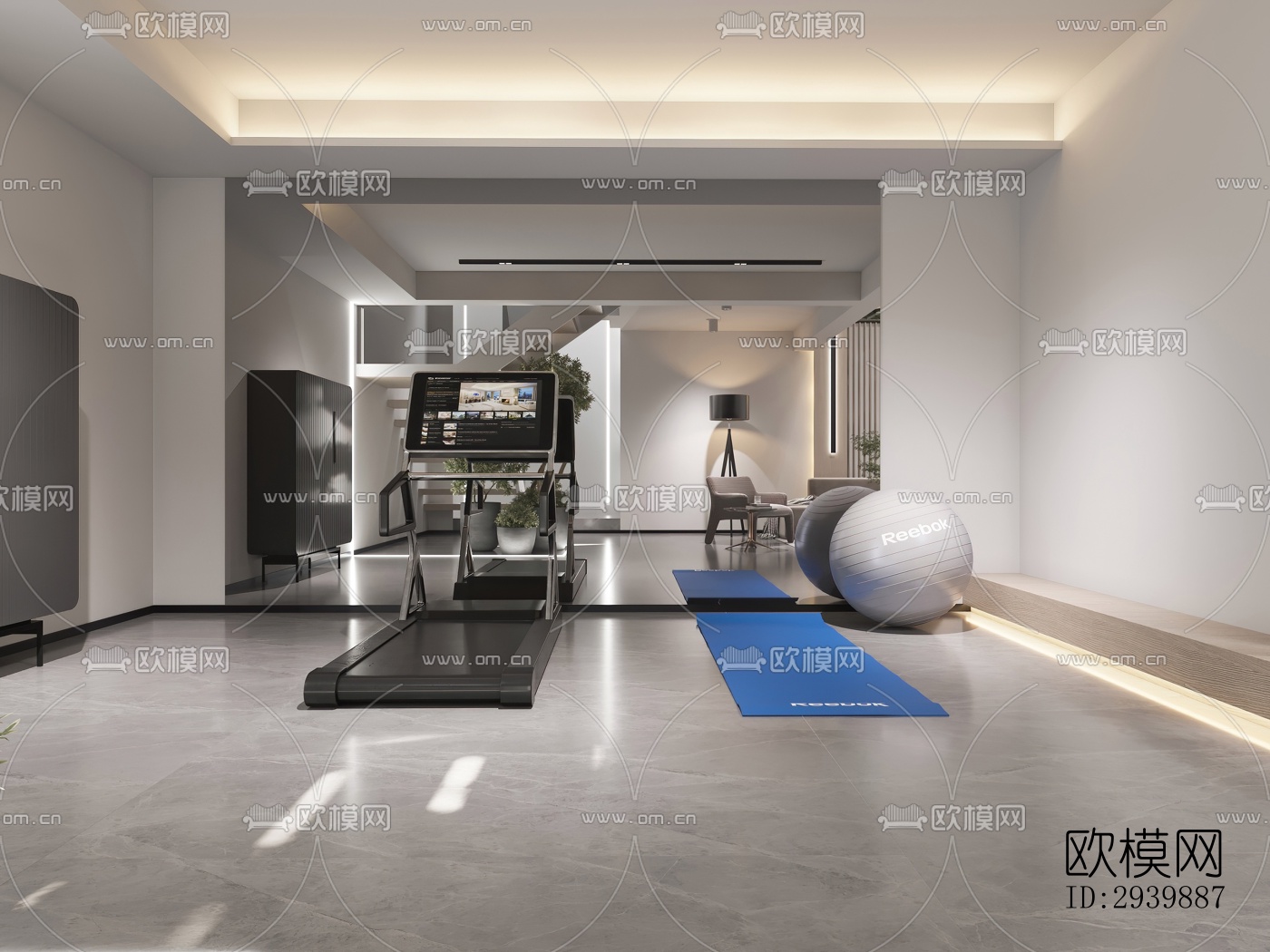 现代别墅效果图下载（渲染图19）