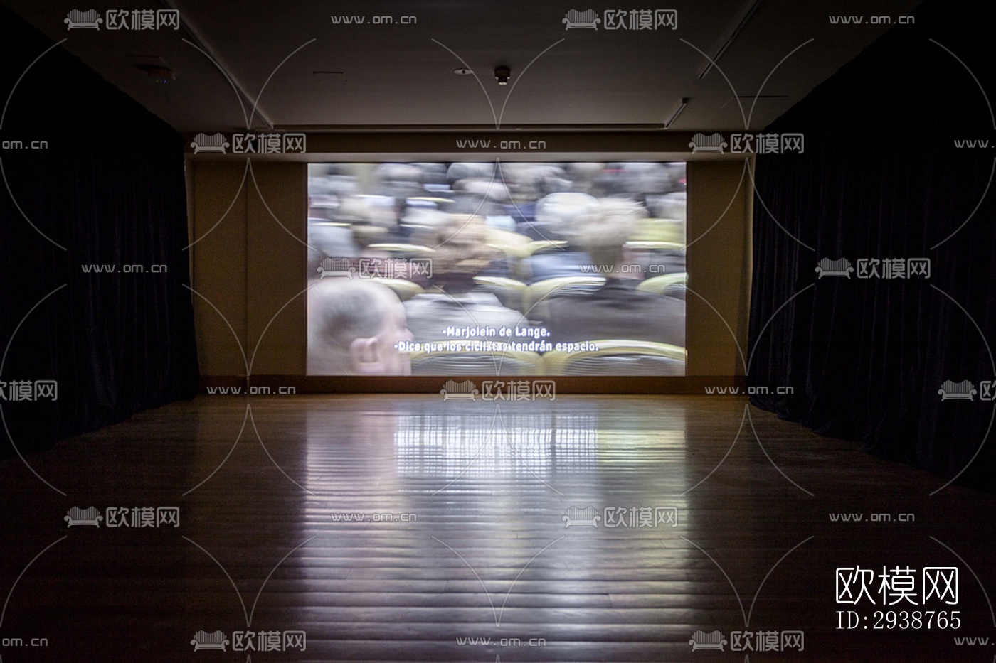 现代展览展厅效果图下载（渲染图12）