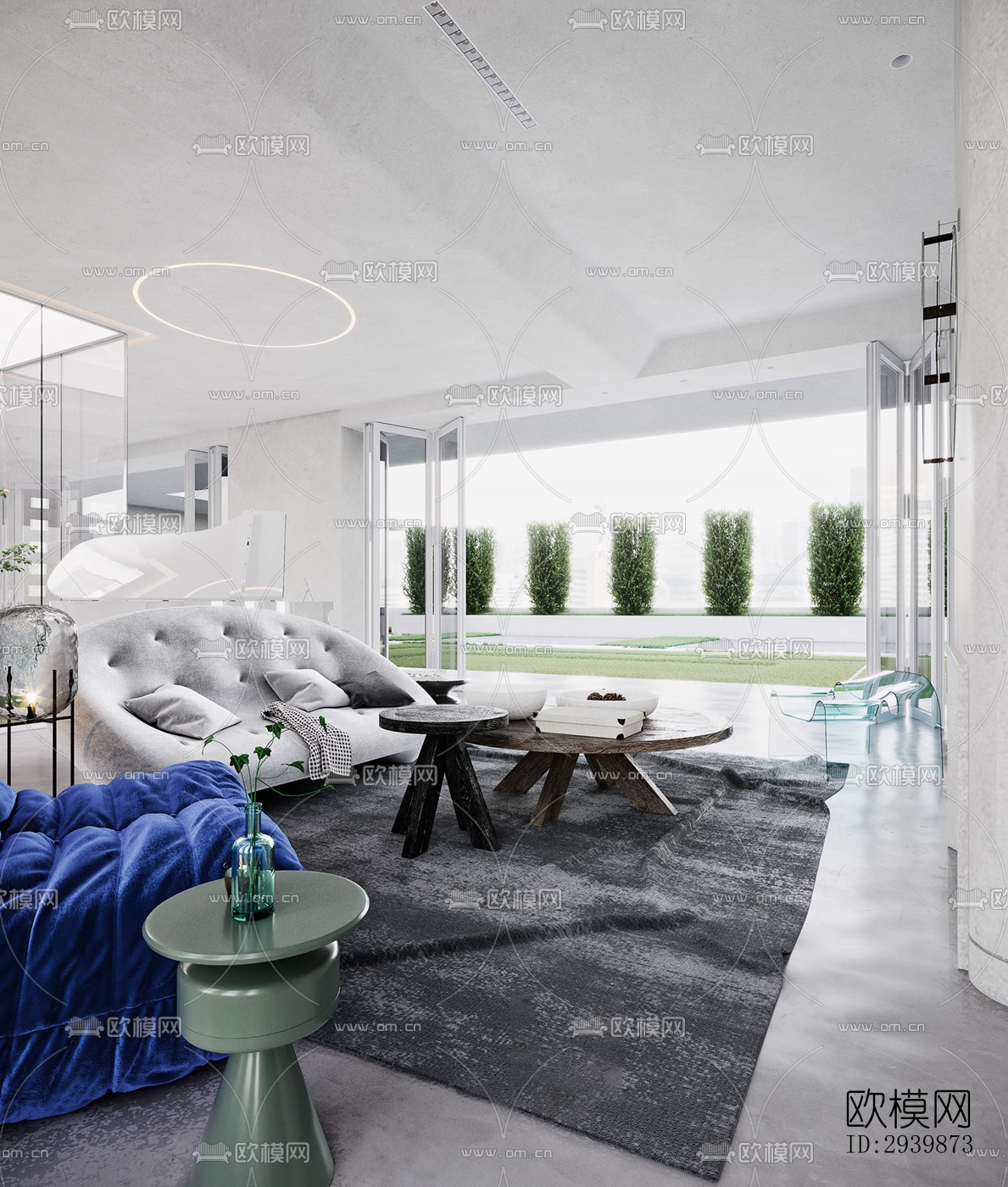 现代别墅效果图下载（渲染图5）