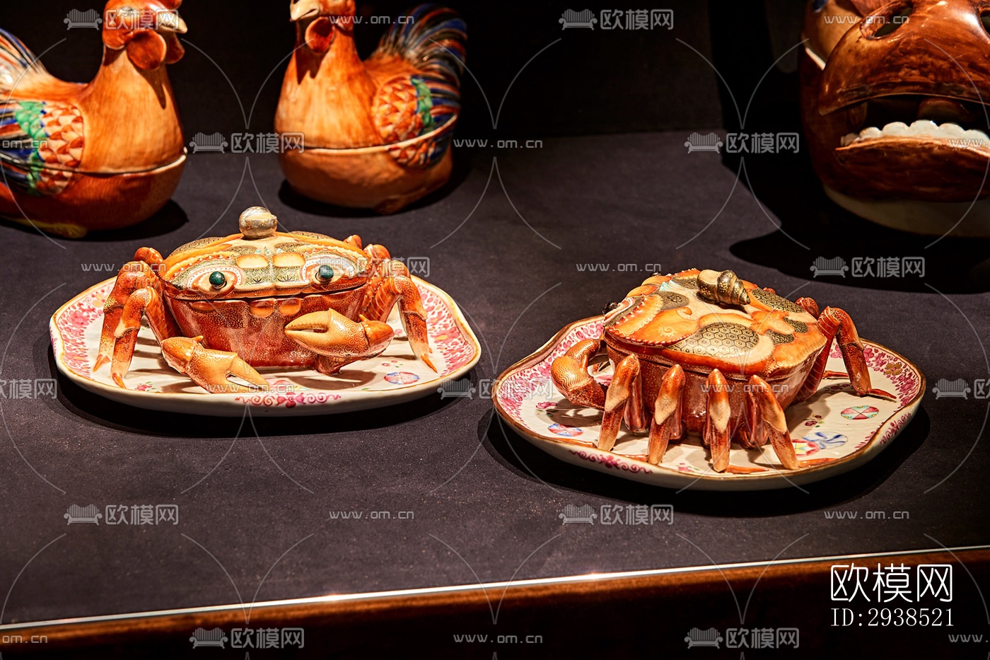 侘寂展览展厅效果图下载（渲染图2）