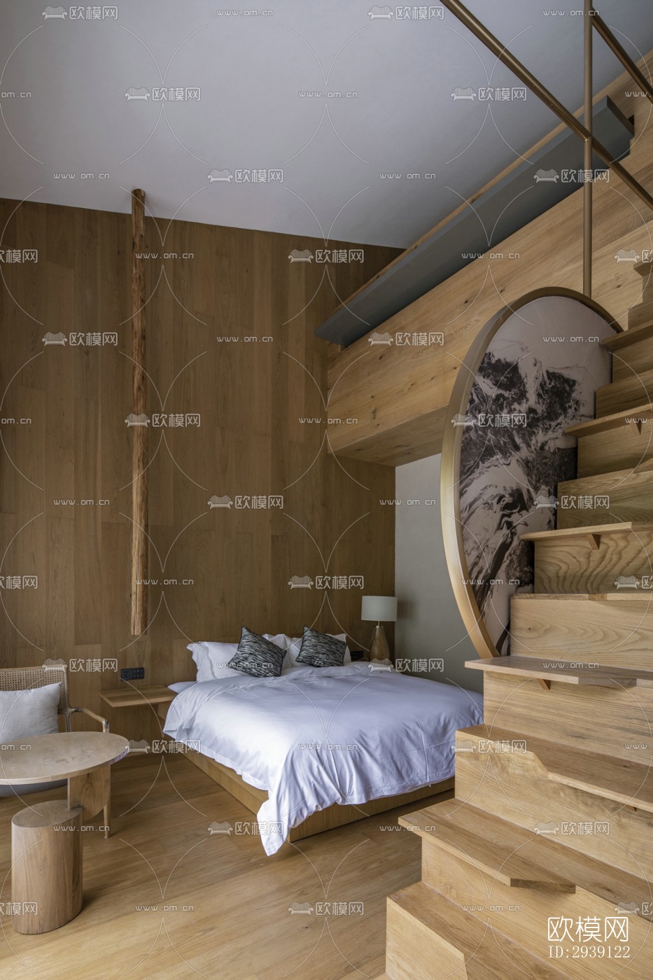 北欧酒店民宿效果图下载（渲染图9）