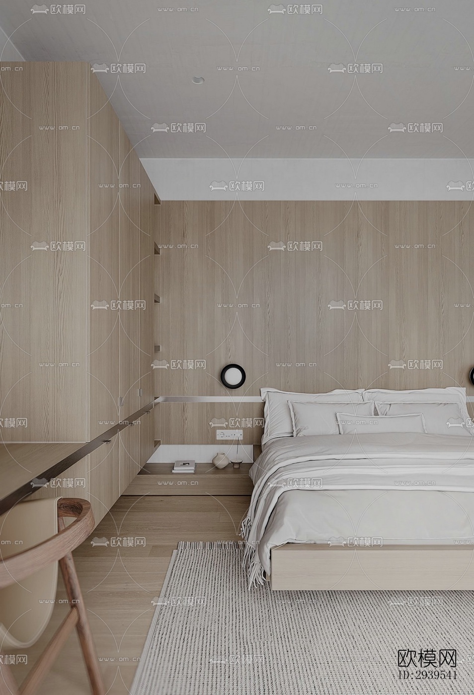 现代酒店民宿效果图下载（渲染图6）