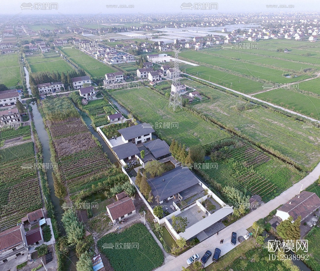 中式酒店民宿效果图下载（渲染图13）