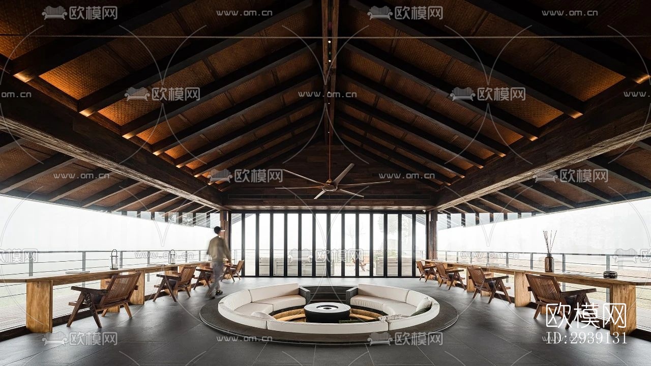 北欧酒店民宿效果图下载（渲染图7）