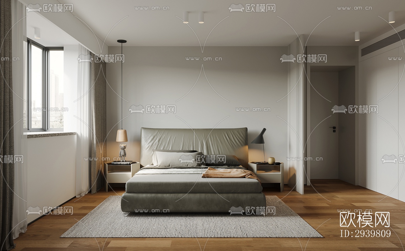 北欧公寓效果图下载（渲染图5）