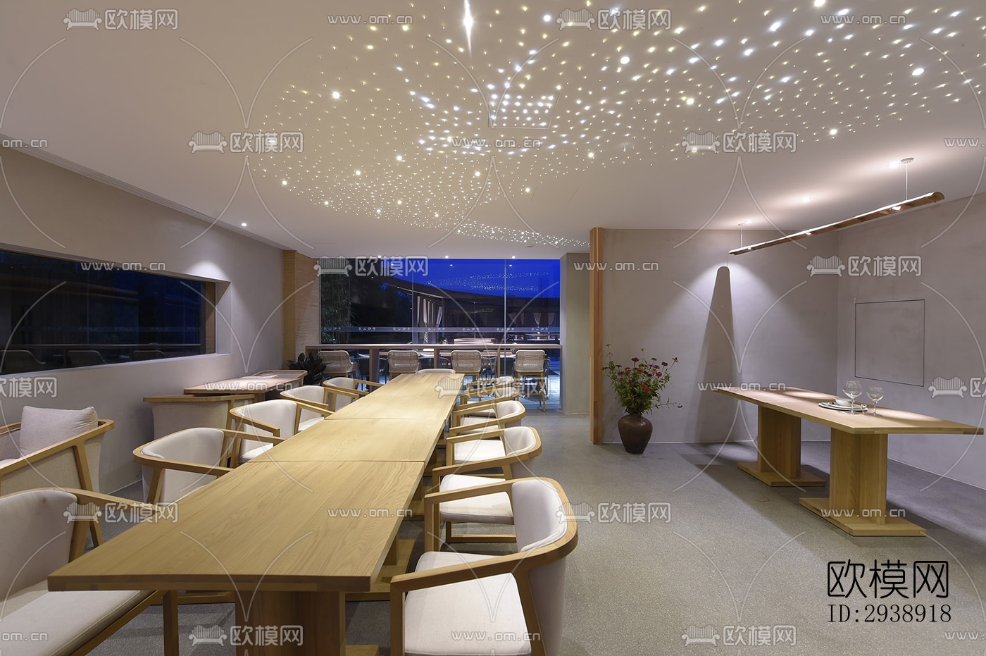 中式酒店民宿效果图下载（渲染图9）