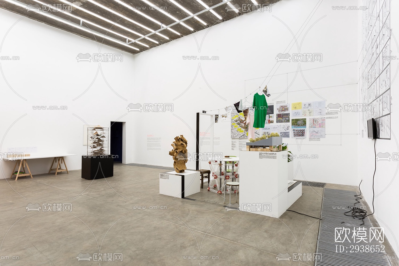 现代展览展厅效果图下载（渲染图17）