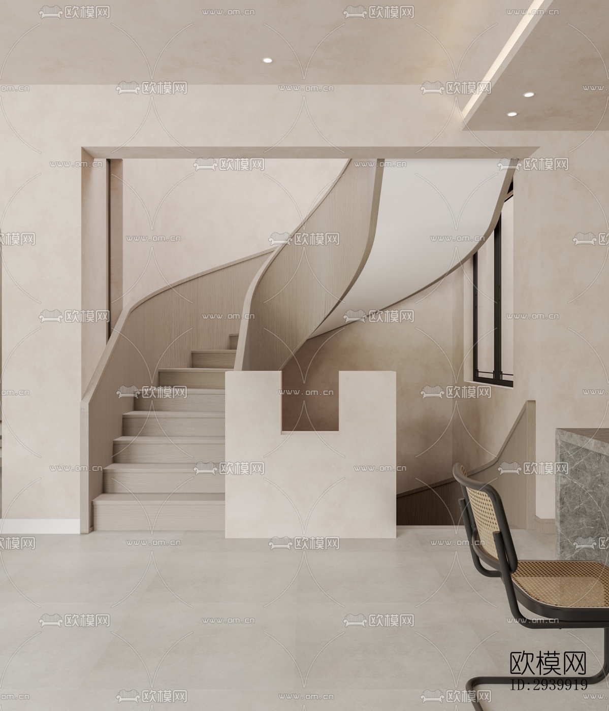 侘寂复式效果图下载（渲染图10）