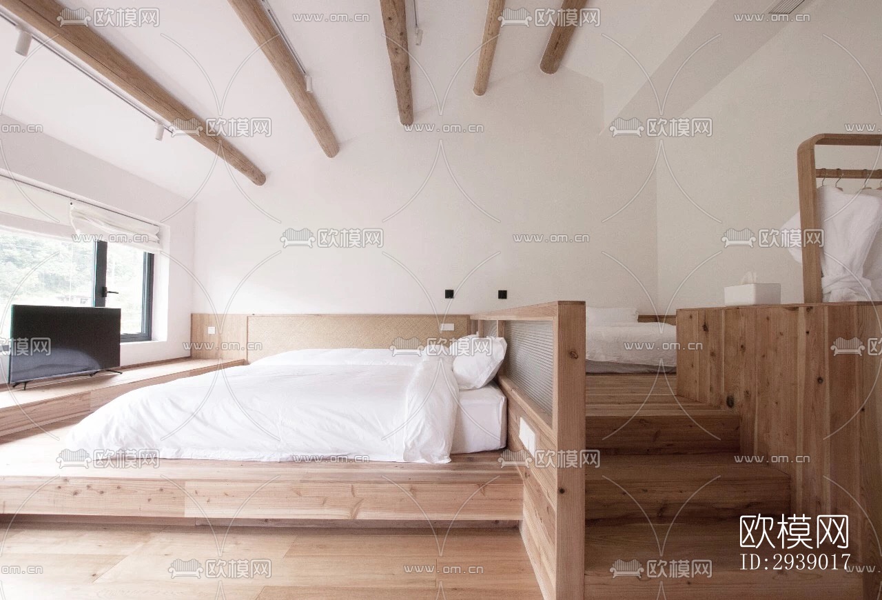 侘寂酒店民宿效果图下载（渲染图4）