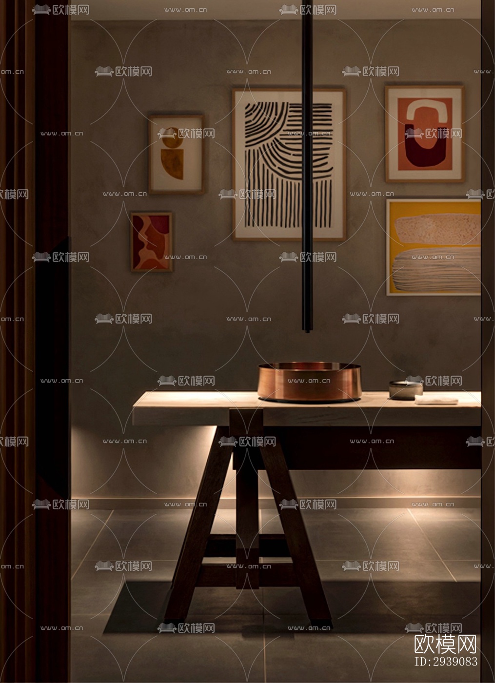 北欧酒店民宿效果图下载（渲染图7）