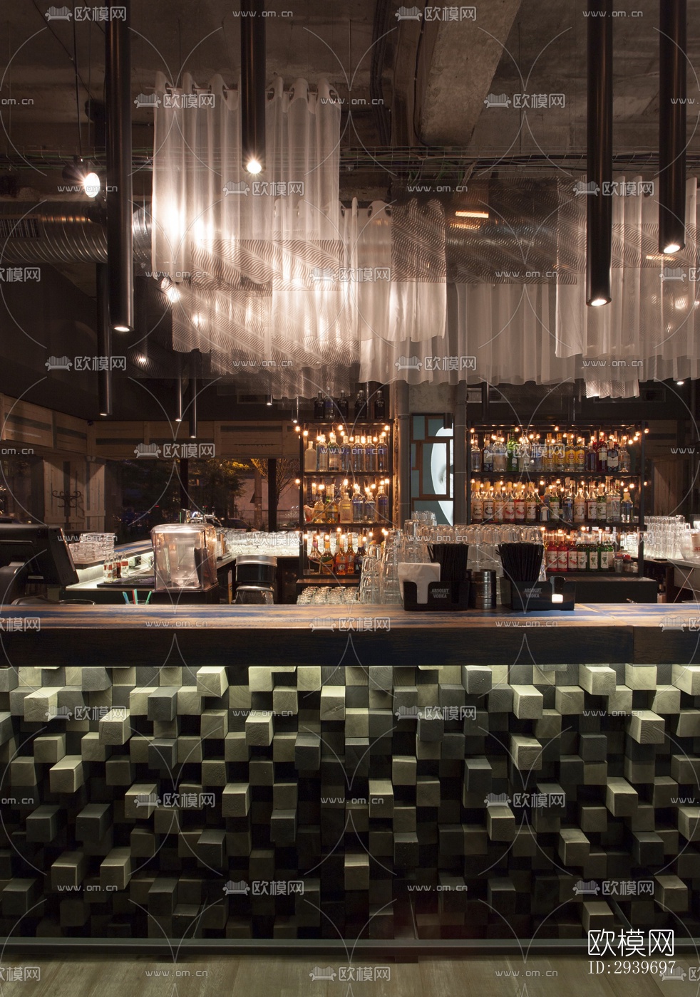 北欧酒吧效果图下载（渲染图10）
