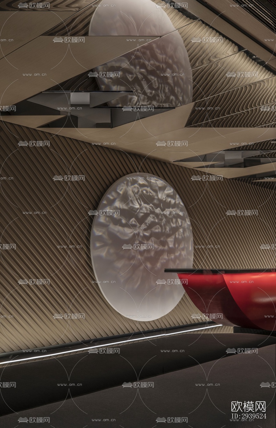 现代酒店民宿效果图下载（渲染图14）