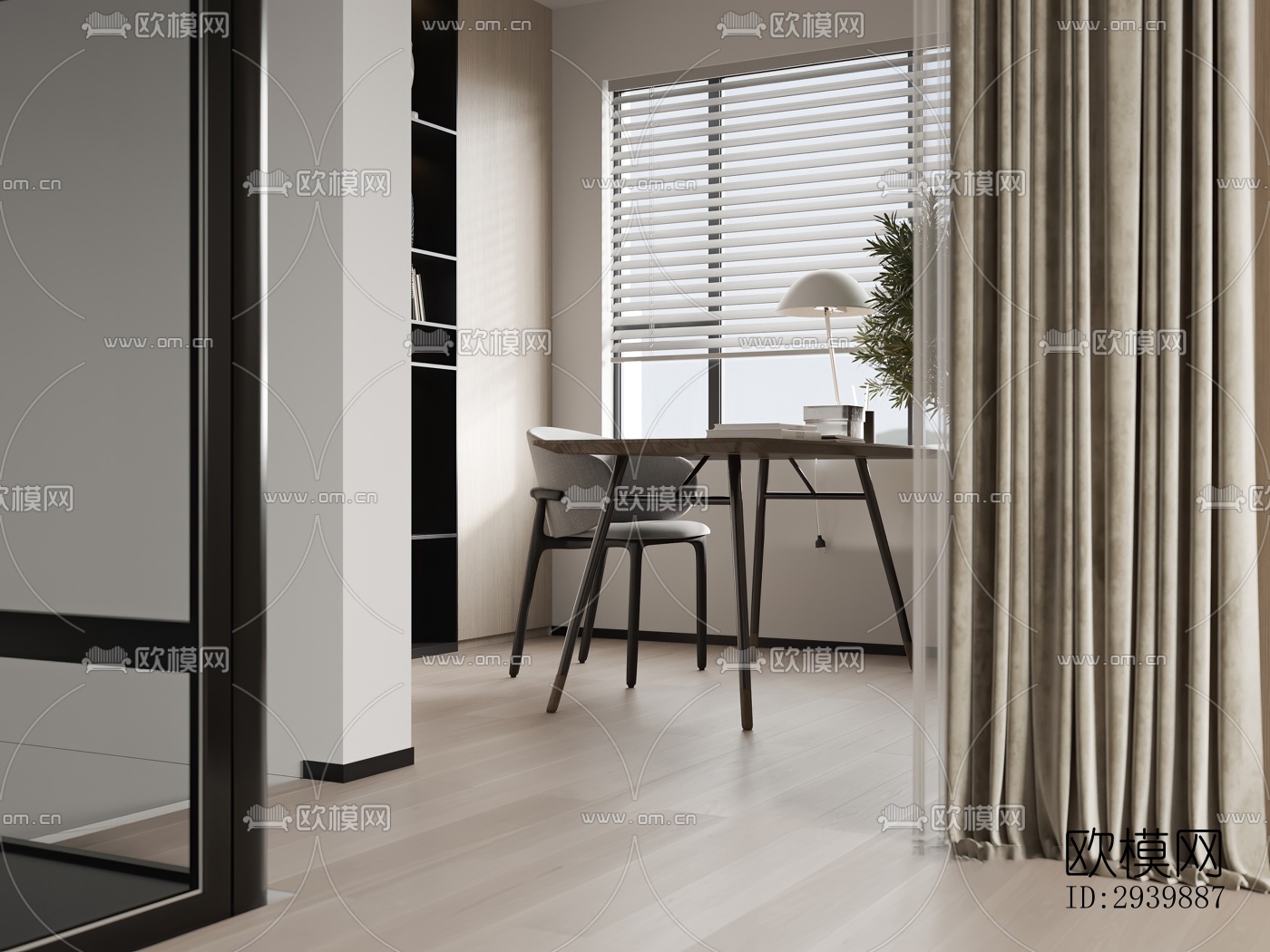 现代别墅效果图下载（渲染图9）