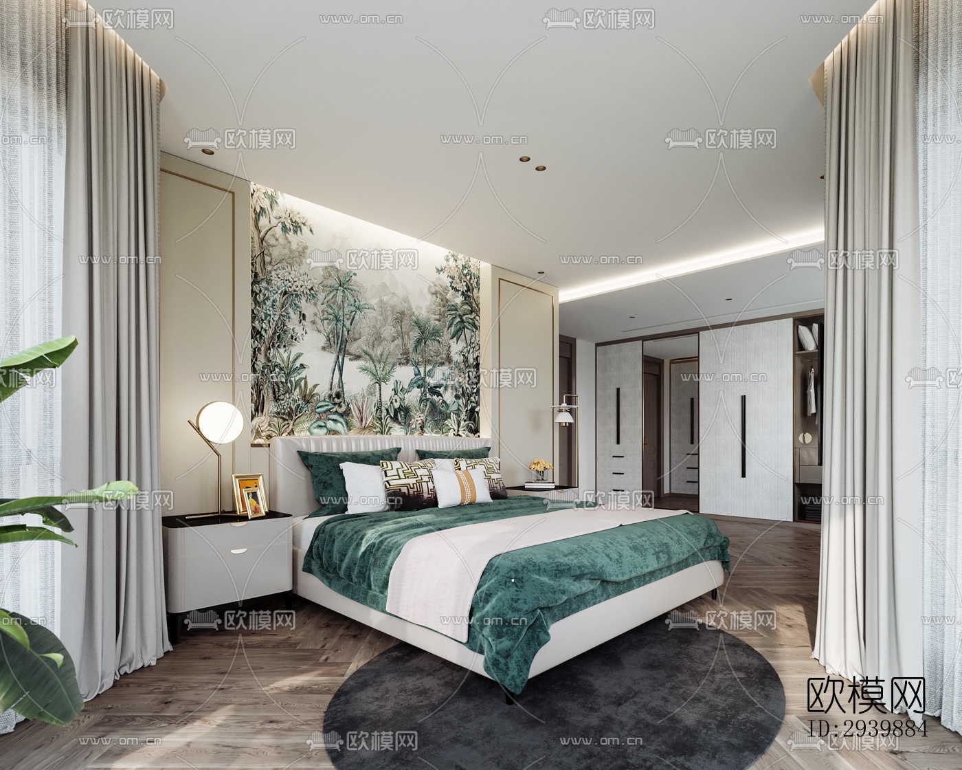 现代别墅效果图下载（渲染图7）