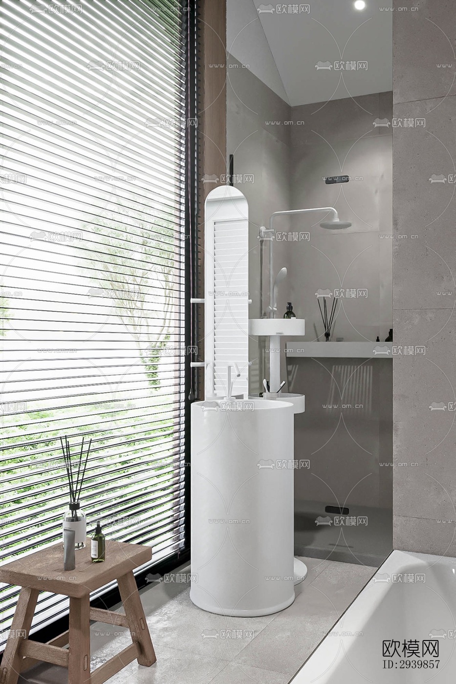 北欧别墅效果图下载（渲染图14）