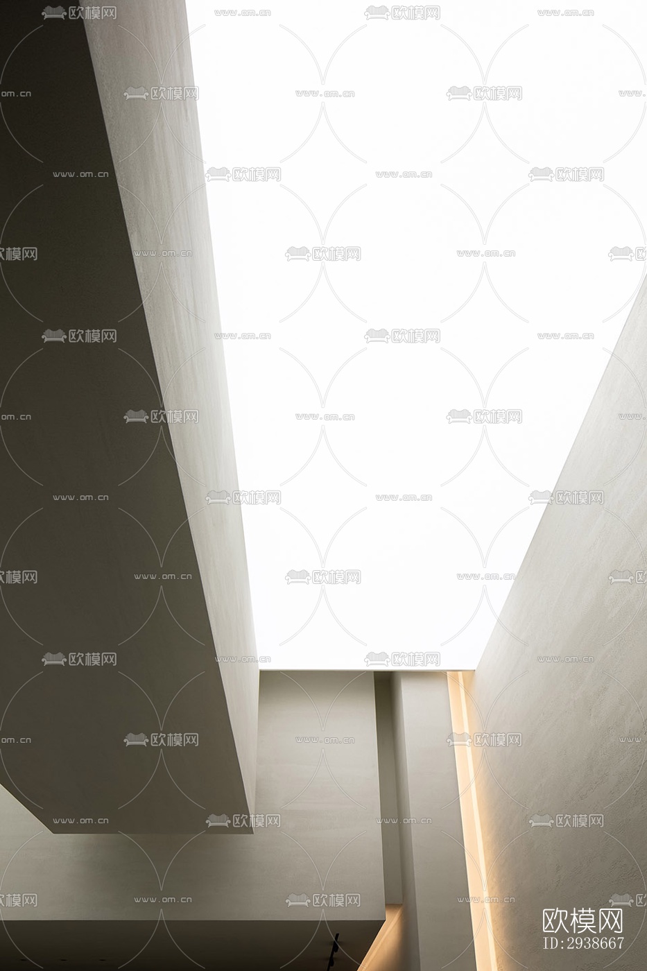 现代展览展厅效果图下载（渲染图6）