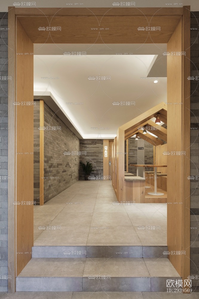 现代酒店民宿效果图下载（渲染图6）