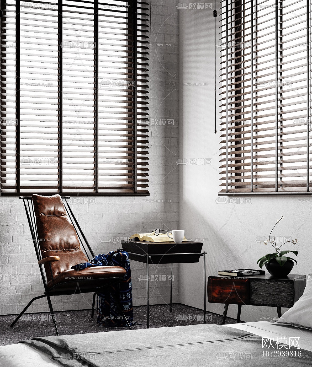 工业风公寓效果图下载（渲染图4）