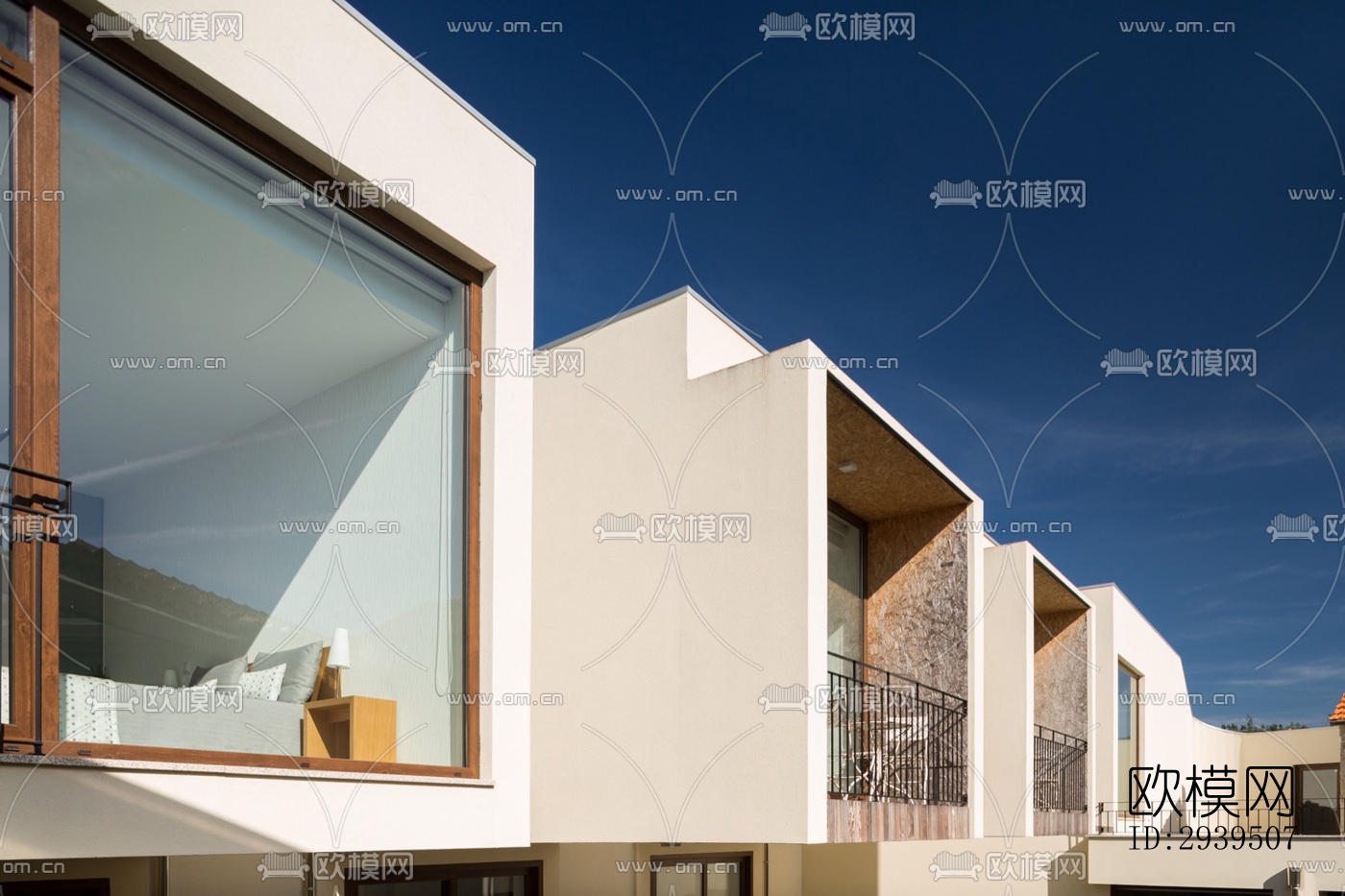 现代酒店民宿效果图下载（渲染图6）