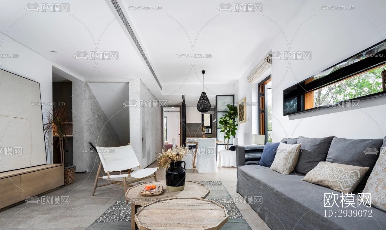 北欧酒店民宿效果图下载（渲染图11）