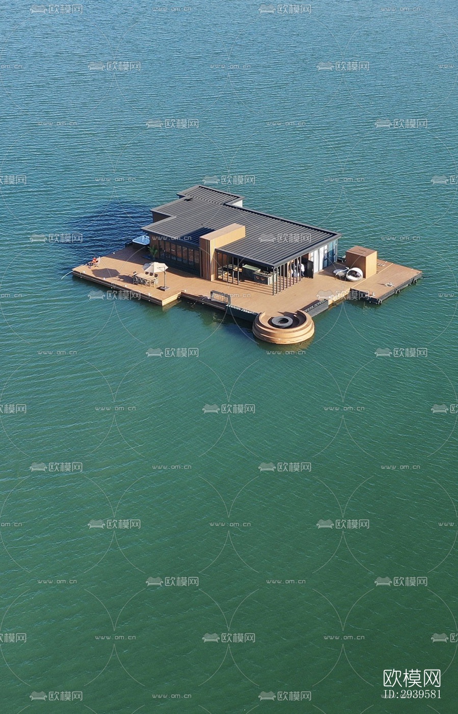 现代酒店民宿效果图下载（渲染图18）